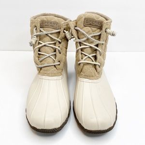 Sperry saltwater rain boots  size 10